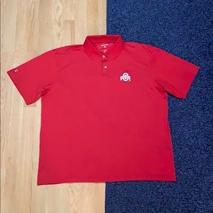 Antigua Ohio State Buckeyes Polo